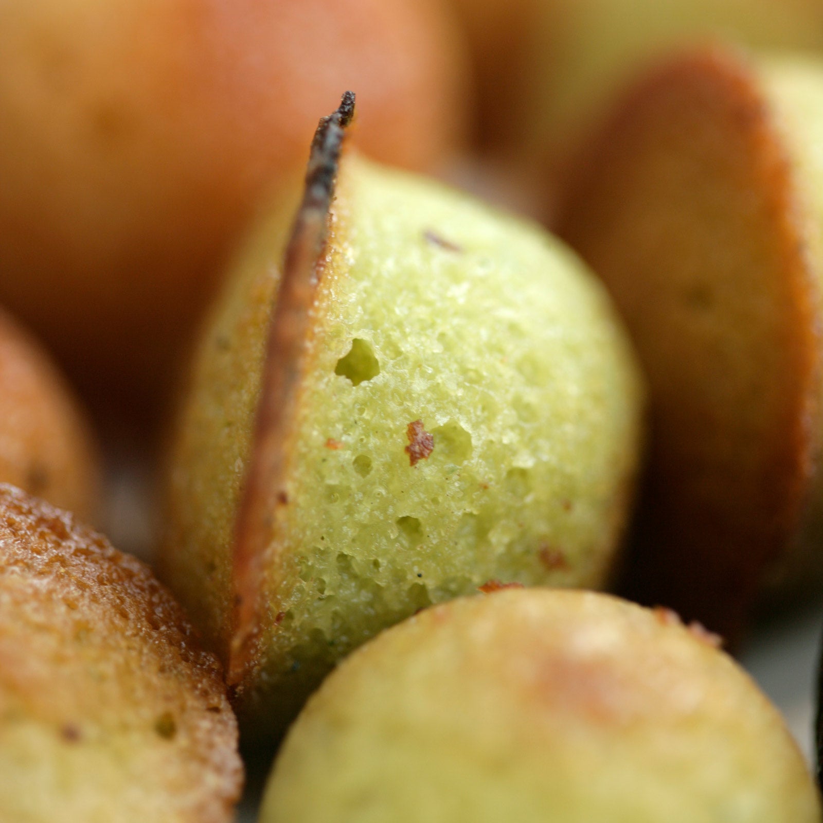 Mini-financiers à la pistache